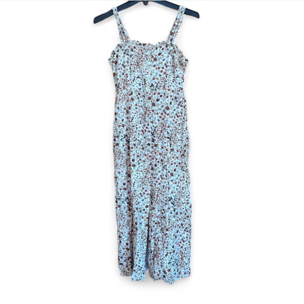 Japna Multicolor Floral Smocked Blouse